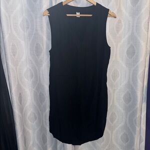 Old Navy Sleeveless Sheath Dress Black Size L